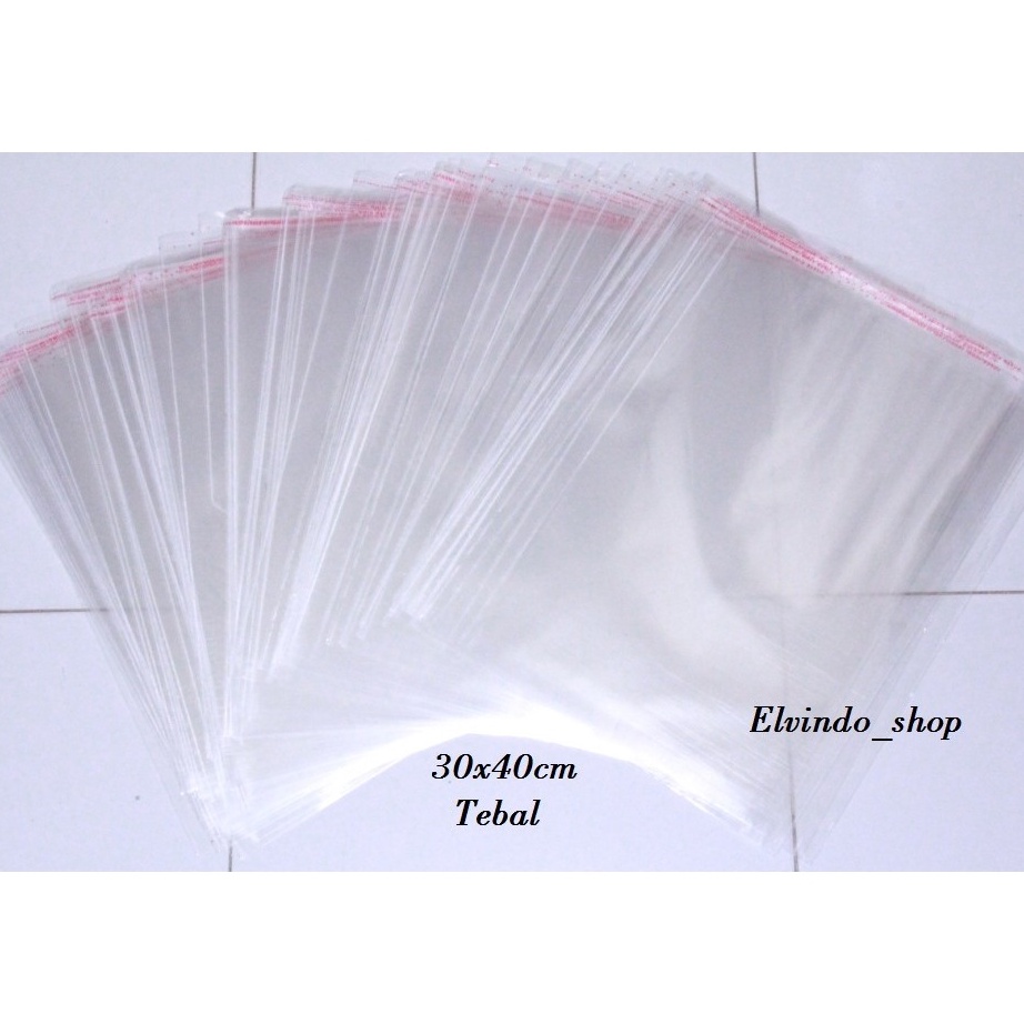 

Beli sekarang nikmati gaya yang tak terlupakan Plastik OPP 3x4 TEBAL Bening Seal Lem kemasan baju