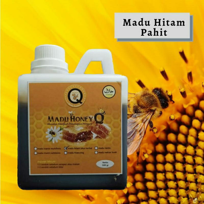 

Madu Asli / Madu Hitam / Madu Hitam Pahit Honey Q 500gr