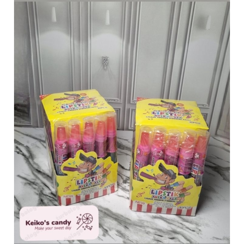 

PERMEN LIPSTIK ANEKA RASA ISI 30PCS