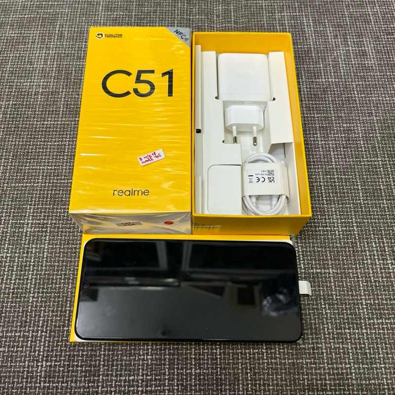 Realme C51 4/64gb Fullset Second Garansi Resmi