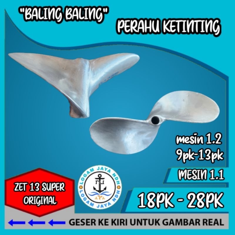 KIPAS PERAHU BALAP ZET 13 SUPER.BALING BALING PERAHU/KAPAL