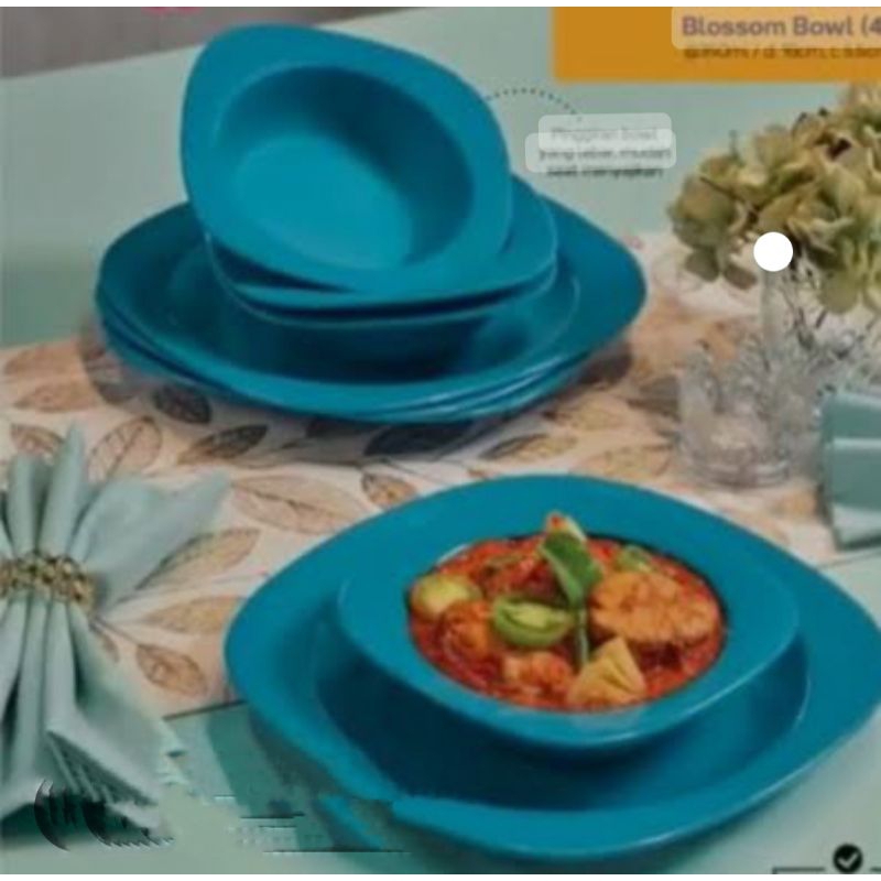 bowl blossom tupperware
