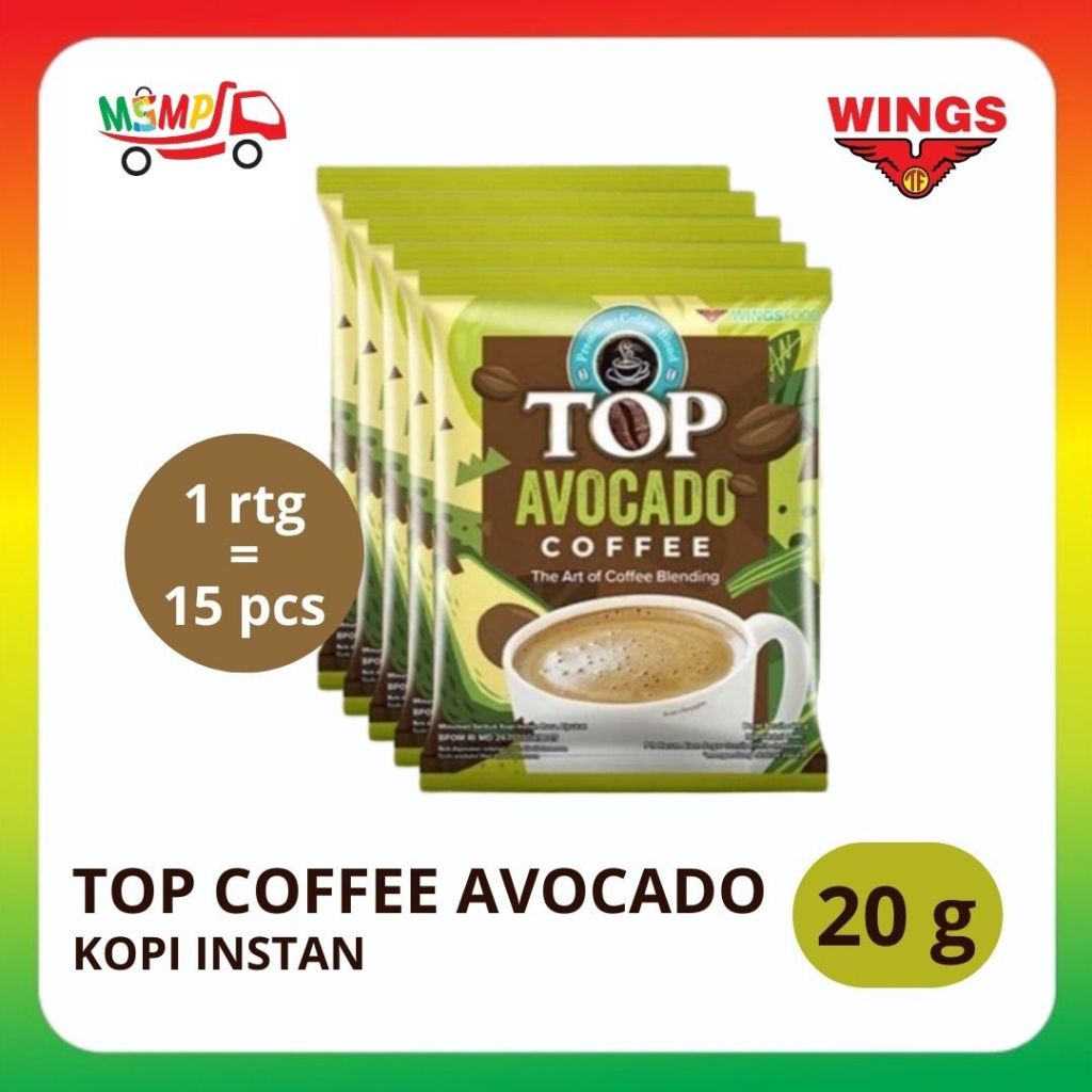 

Top Coffee Avocado Coffee 15 x 20 gram [ 1 PAK ]