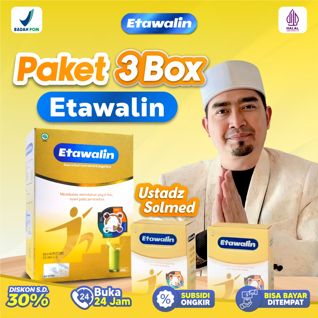 

Etawalin Original 3 Box - Susu Kambing Solusi Asam Urat