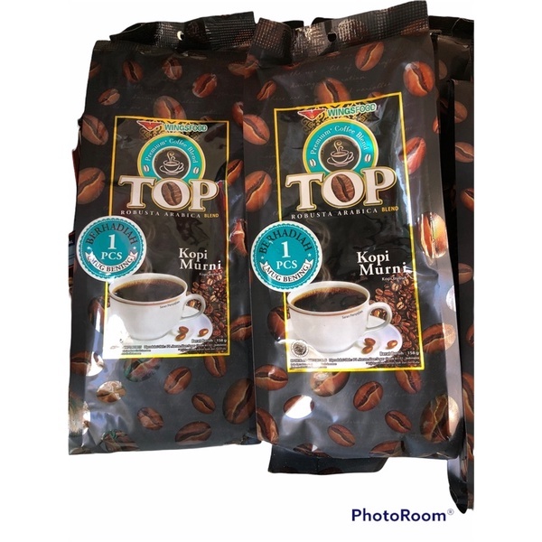 

TOP kopi murni kemasan 158 gram - kopi TOP murni gratis gelas