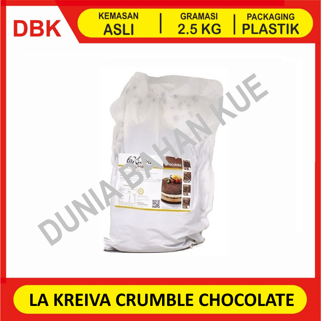

CHOCOLATE - LA KREIVA CRUMBLE FINE TOPPING 2.5 KG