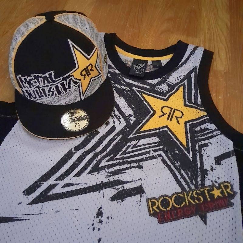 jersey motocross FOX RACING X ROCKSTAR ENERGY mlb metal mulisha second