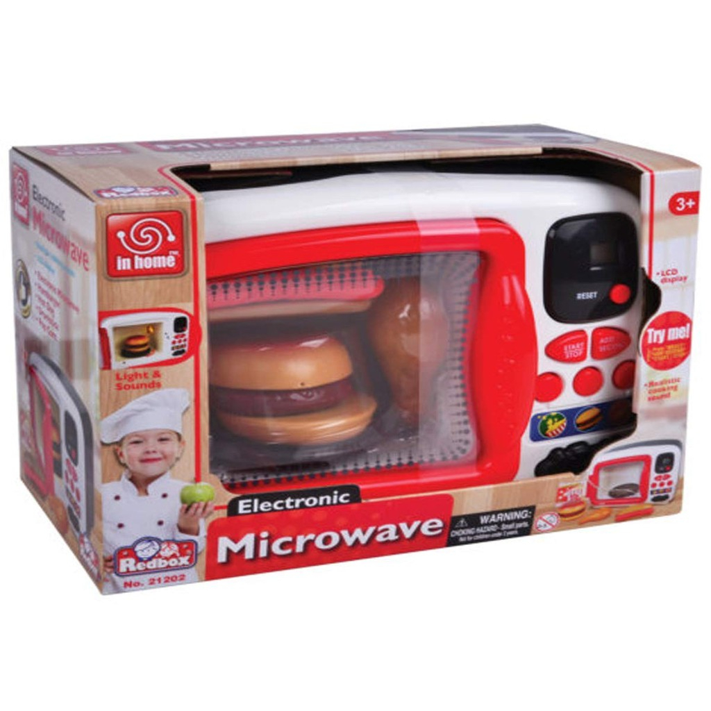 Redbox Mainan Anak Microwave Burger Oven Mini Home Playset 21202