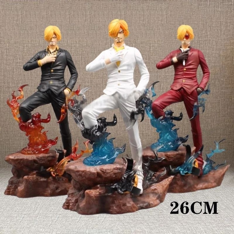 Action Figure Sanji Vinsmoke One Piece Lx Studio Recast Led