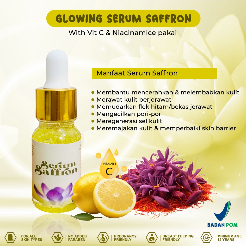 Serum Glowing Saffron | Serum Saffron