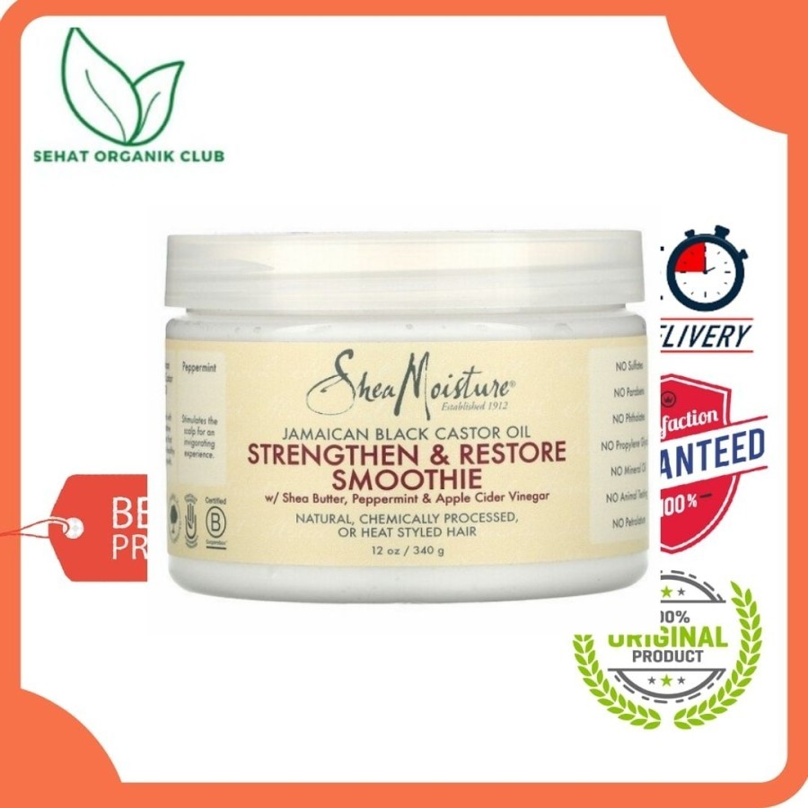 

Sheamoisture Jamaican black castor Strengthen & Restore Smoothie 340 g