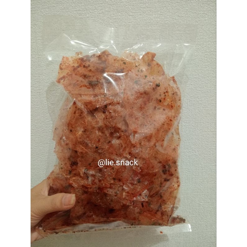 

Keripik Kaca Pedas Daun Jeruk 500 Gram