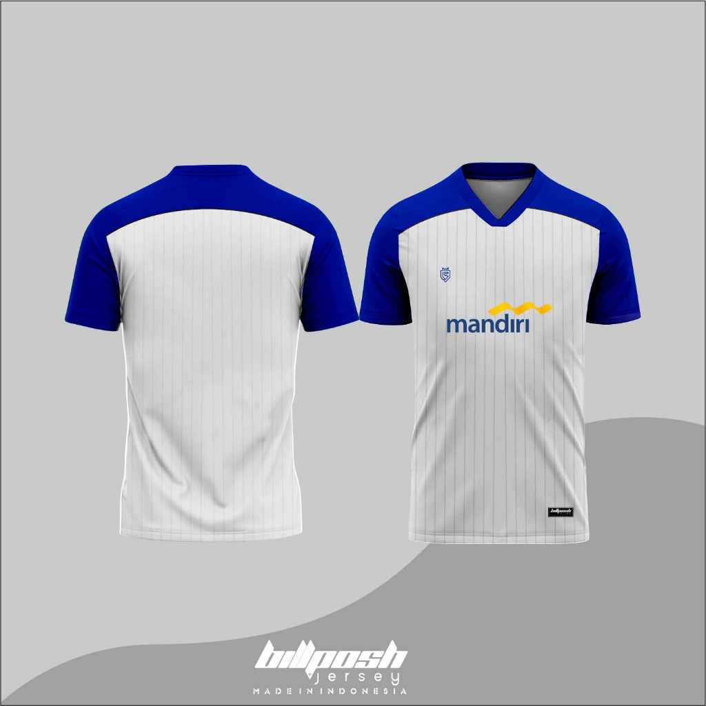 Kaos Mandiri Bank Mandiri Agen Mandiri Bumn Custom Satuan Bandung Jersey Custom
