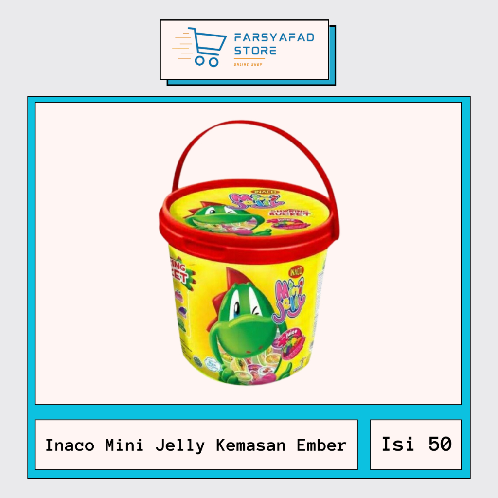 

Inaco Jelly Bucket / Inaco Jelly Kemasan Ember Isi 50 Pcs