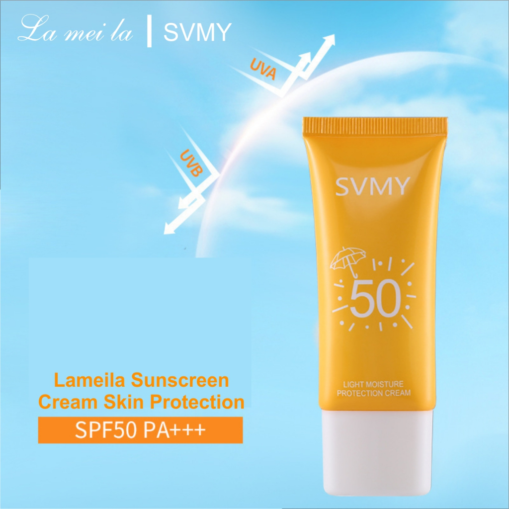 LAMEILA SVMY Sunscreen SPF50 PA+++ Sunblock UV Sun blok Wajah Hydrating Anti Aging Sun Light Moistur