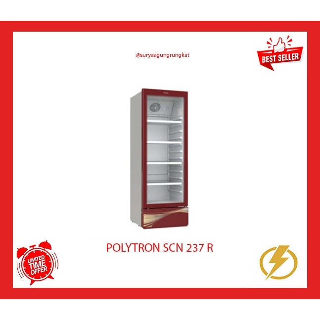 PENDINGIN / SHOWCASE POLYTRON 285 LITER - SCN 237 R