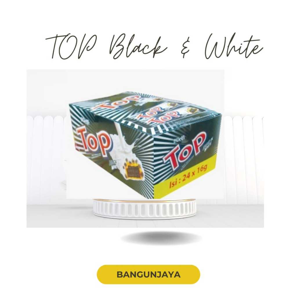 

[PROMOOOO] DELFI CHOCOLATE WAFER TOP BLACK IN WHITE PCK 13/9g