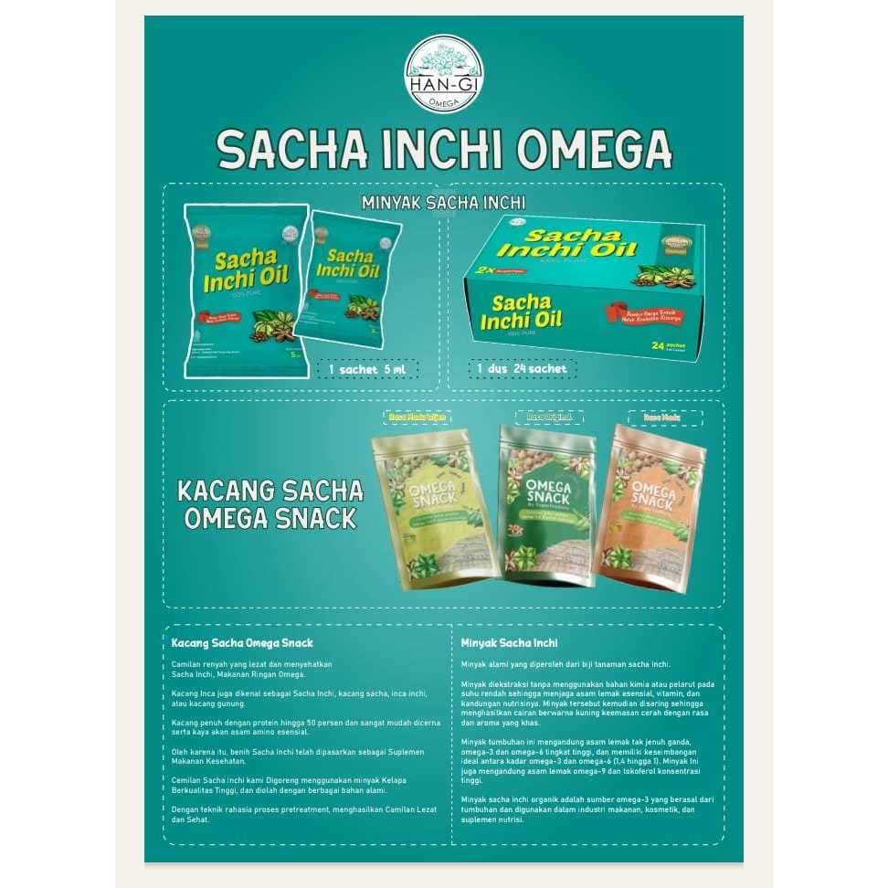 

camilan sehat kacang sacha inchi hangi omega snack rasa original