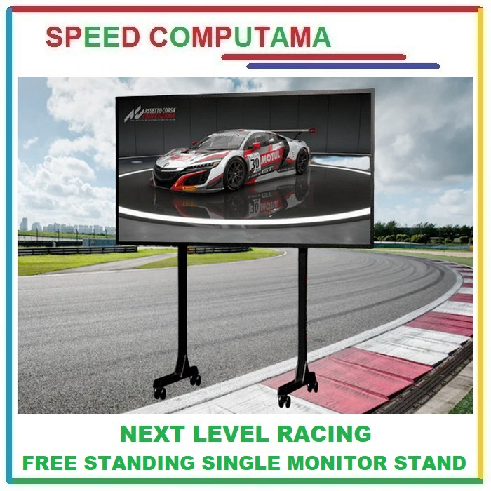 Next Level Racing Free Stand Single Monitor TV Kursi Simulator Add On Rig Simulator Racing Pesawat F