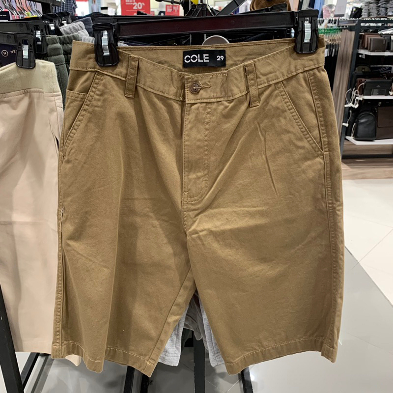 cole celana pendek prian bahan cinos original matahari