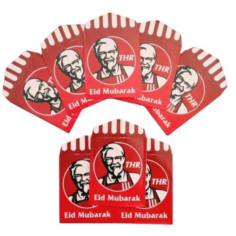 

1 pack isi 8 AMPLOP LEBARAN THR Karakter uk. Sedang Kertas glosy *MengKilap* gambar