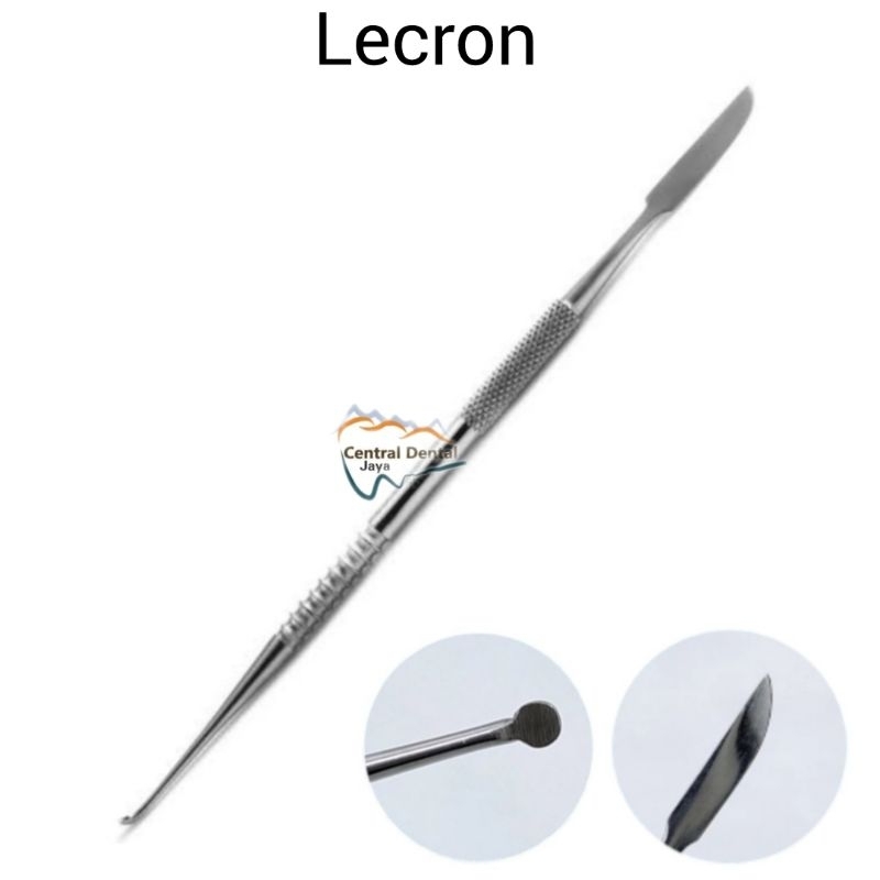 Dental Lecron Lecrown Lekron Stainless Steel / Crownmess Crown Mess / Carving Wax Pisau Lilin Malam 