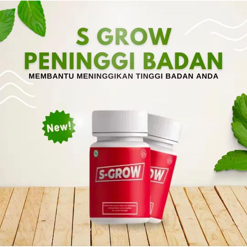 S GROW PENINGGI BADAN - OBAT PENINGGI BADAN AMPUH