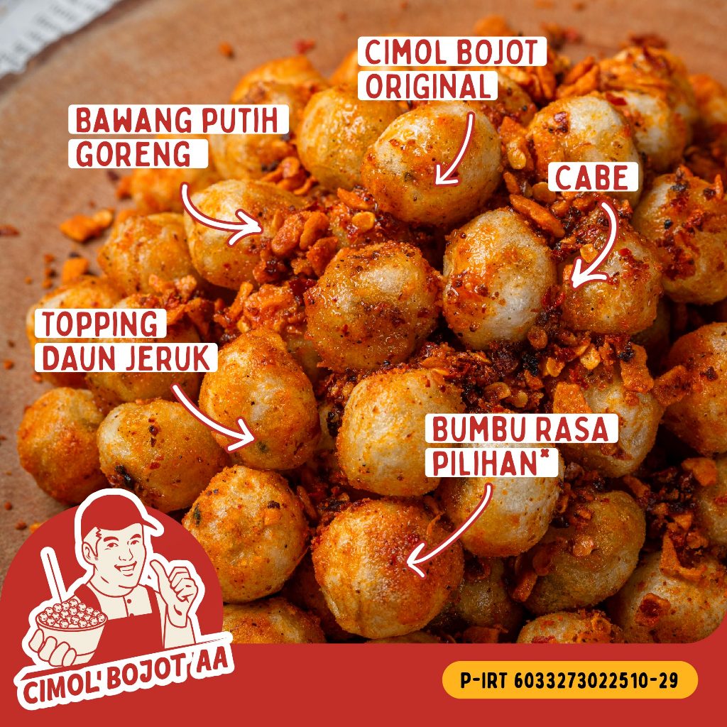 

Cemilan Cimol Bojot/Cimol Bojot AA Original Frozen Food