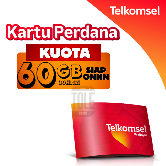 Perdana Internet Telkomsel Kuota 60gb 30 hari Kartu Prabayar