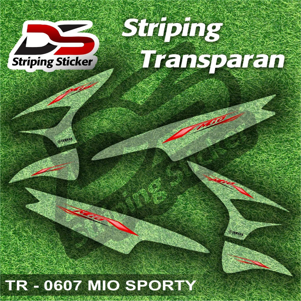 Striping Stiker Transparan Mio Sporty( TR-0607) List Variasi Sticker Motor