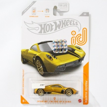 HOT WHEELS ID PAGANI HUAYRA GOLD Rare FACTORY SEALED 2021 Rare