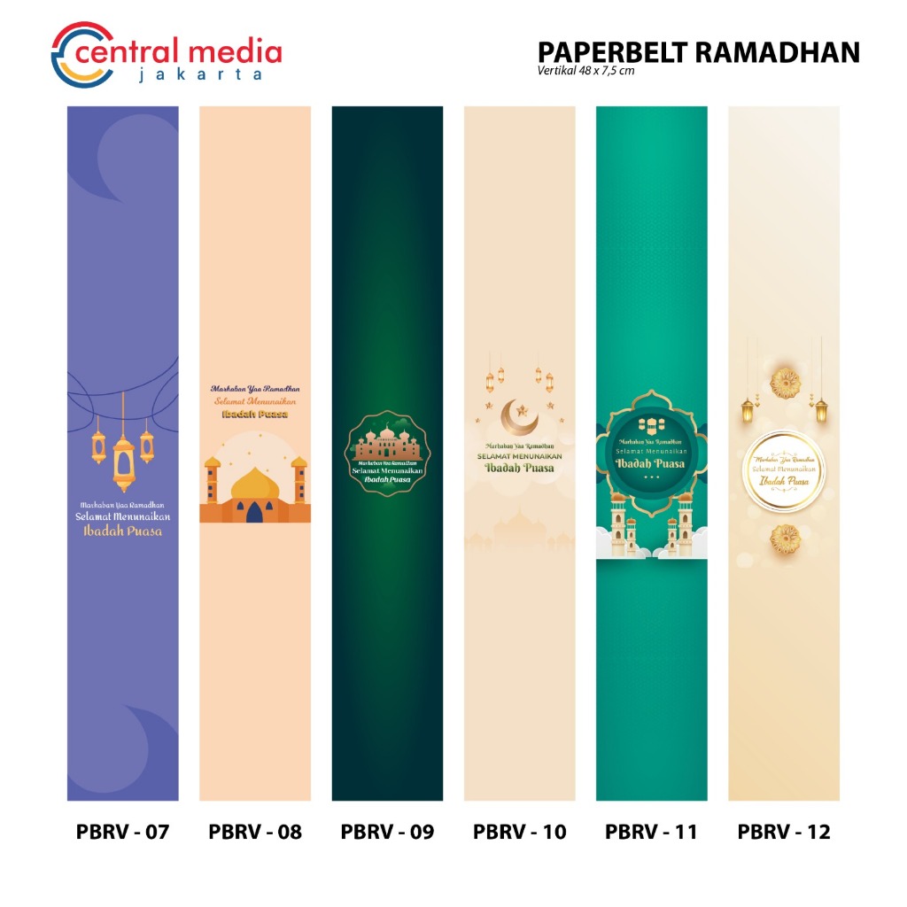 

Paper Belt Ramadhan Vertikal isi 50 Pcs Sleeve Label Box Dus Hampers Puasa