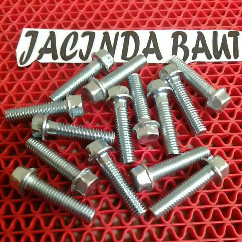 BAUT M6 6X25 BAUT 8 / KUNCI 8 CVT MOTOR MATIC 50PCS