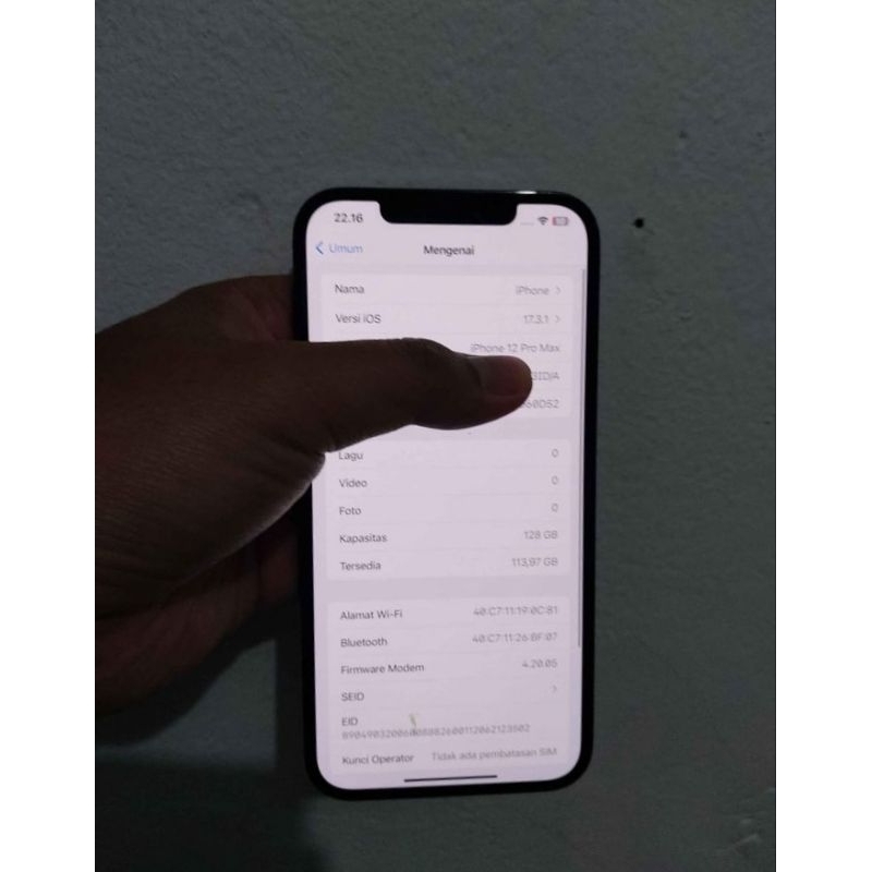 iPhone 12Promax 128 ibox