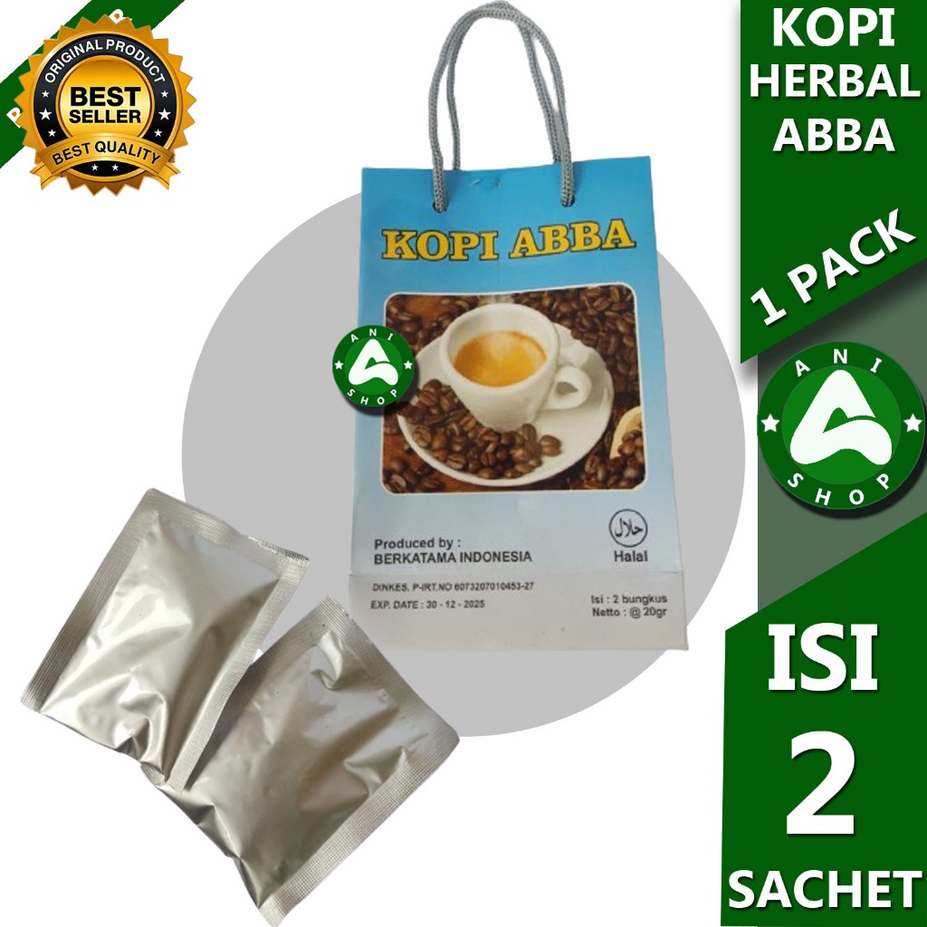 

KOPI HERBAL ABBA ASLI SATU PACK ISI 2 SACHET ANI SHOPP