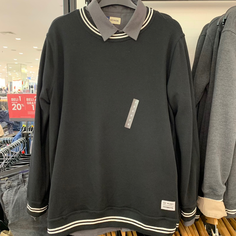 nevada sweater pria lembut original matahari