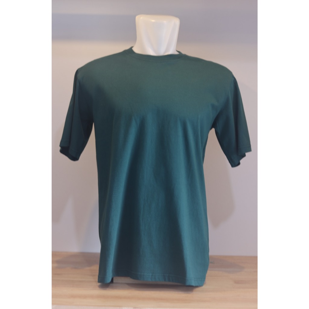 Kaos Premium Lengan Pendek Hijau Botol