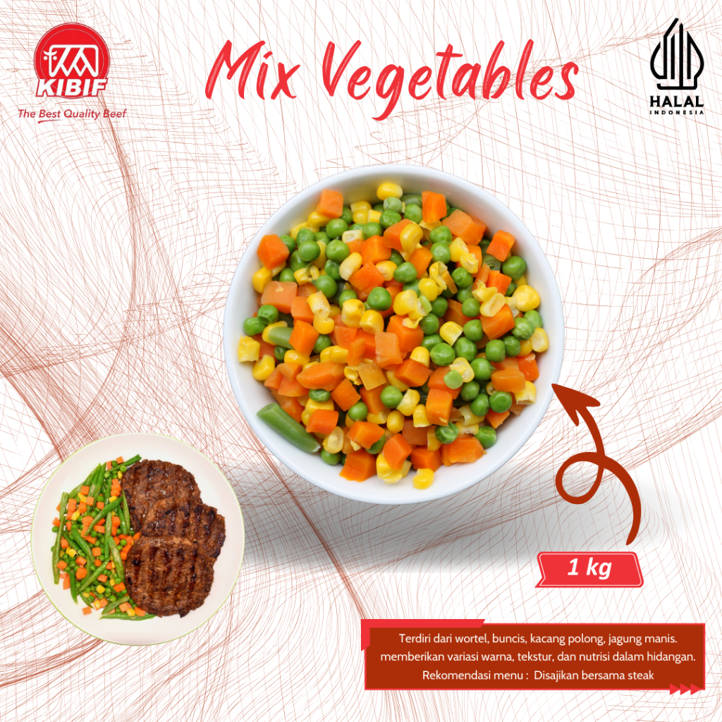 

Mix Vegetables 3-4 Way 1kg