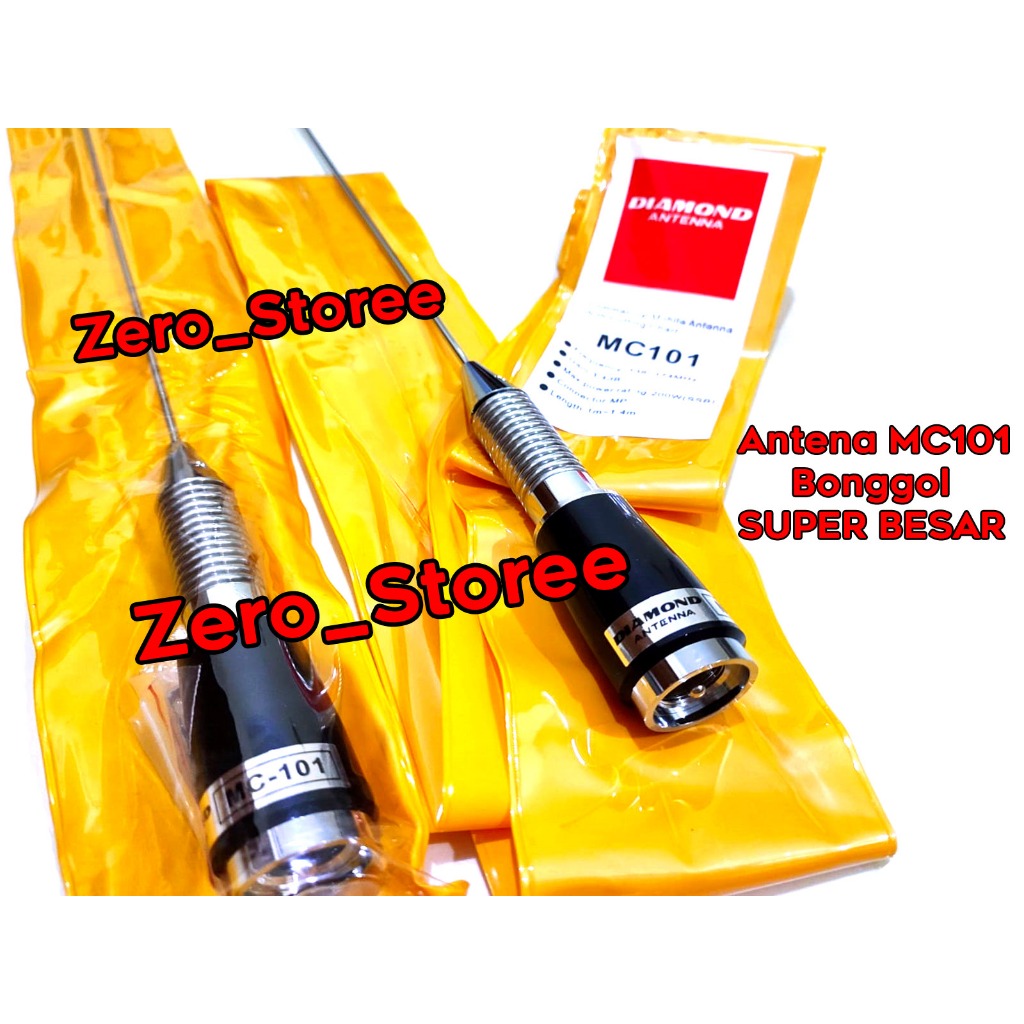 Antena Mobil VHF rig ht panjang Pecut BKN M150 Antenna Larsen Diamond MC200A Lentur elastis MC-200A 