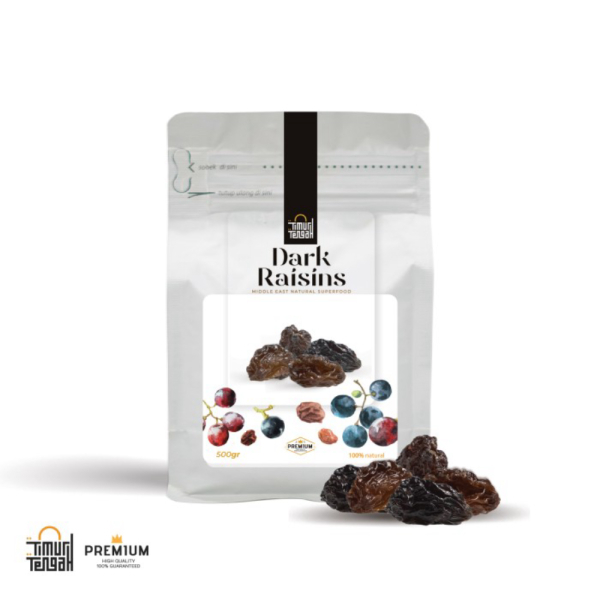 

Unik Kismis Hitam Dark Raisins Timur Tengah Premium High Quality Limited