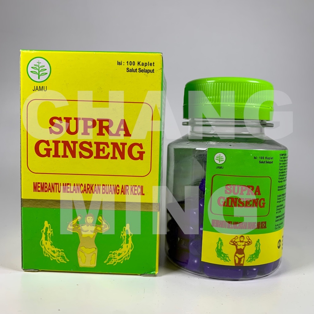 SUPRA GINSENG IKONG isi 100 kaplet / Obat Kesehatan Ginjal