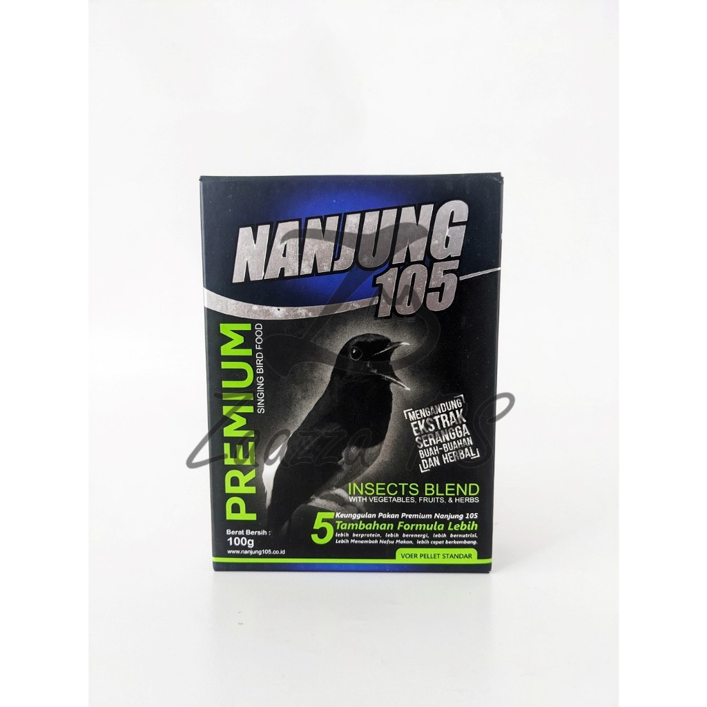 Nanjung 105 Voer Burung Premium | Voer Ebod Jaya | Voer Pur Vur
