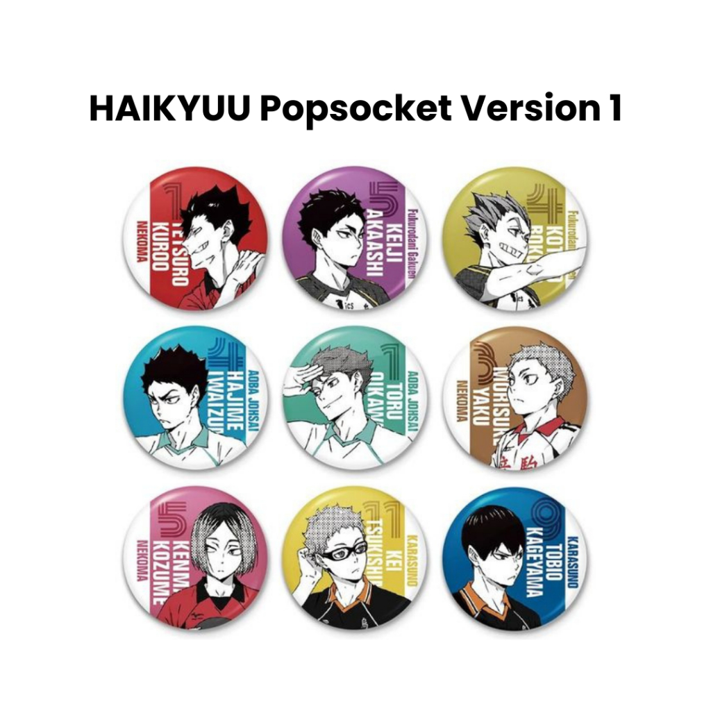 Popsocket Anime HAIKYUU Version 1 Ponsel Griptok