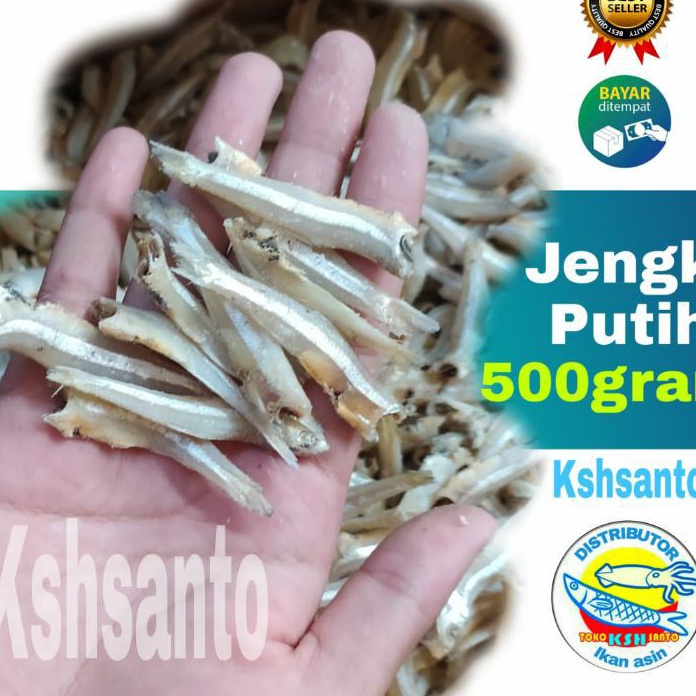 

Cashback ikan asin teri jengki putih murah5gram