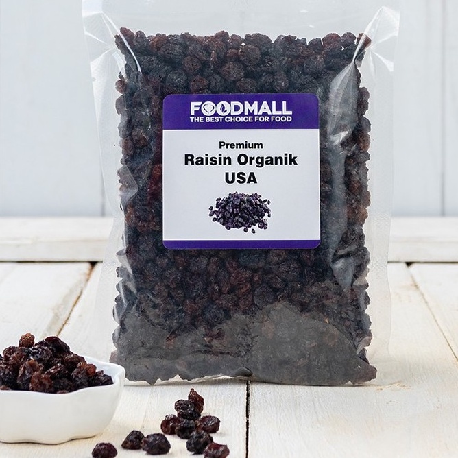 

KP8 Kismis Black Raisin Organic USA PREMIUM 25 GRAM