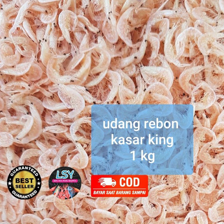 

KF7 ikan asin udang rebon kasar super hepi kasar 1kg