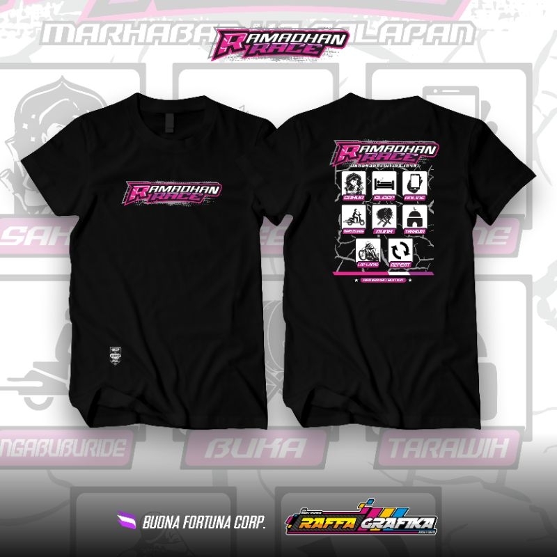 T-Shirt Ramadhan Race Free stiker