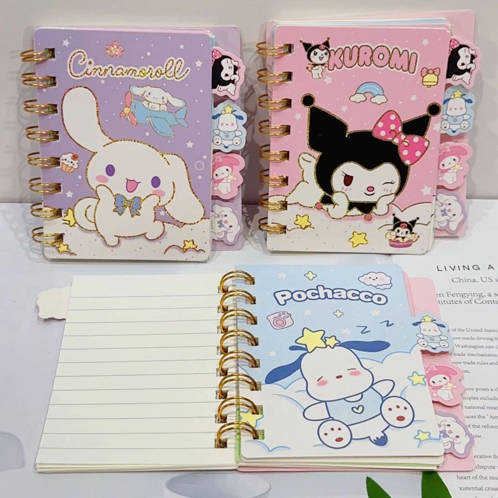 

SL88 - Notebook Mini Lucu dengan Pembatas Motif SANRIO/ Memo Mini SANRIO dengan Pembatas