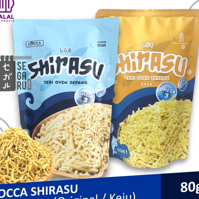 

KF7 LOCCA Shirasu Teri Jepang Taburan Camilan Jepang Sehat Halal