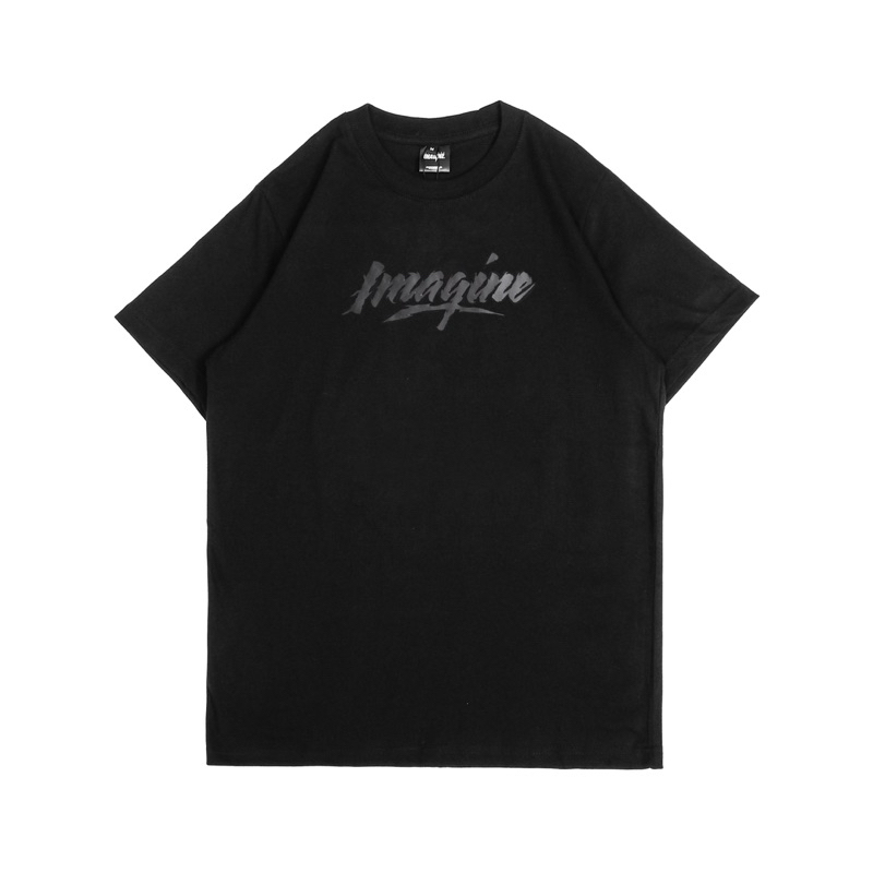 Imagineco Kaos Lengan Pendek Hitam "Aston"